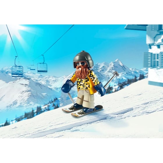 PLAYMOBIL® Family Fun Σκιέρ Snowblades Freestyle (9284) image 2