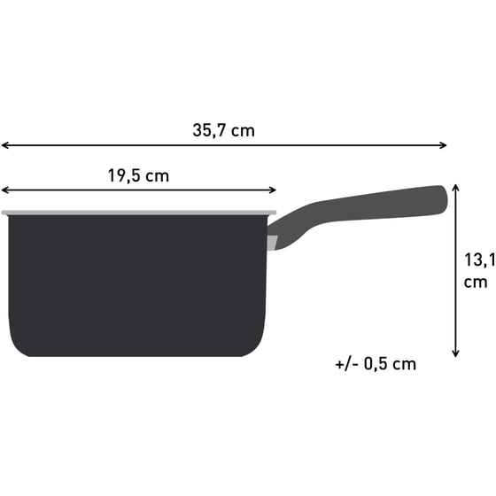 Κατσαρολάκι Γάλακτος TEFAL Excellence G3202902SA 18 cm Μαύρο image 3