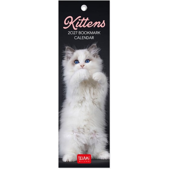Ημερολόγιο/Σελιδοδείκτης Μηνιαίο 2027 Legami 12M Kittens 5.5 x 18 cm image 0