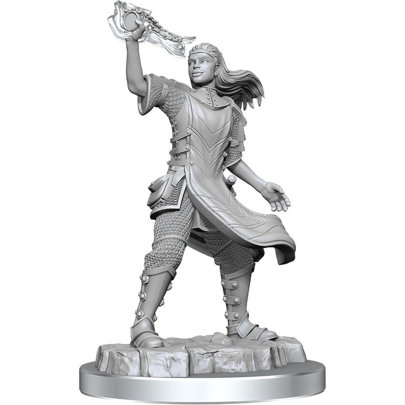 WIZKIDS Nolzurs Mini Aasimar Female Cleric Dungeons Dragons WIZKIDS