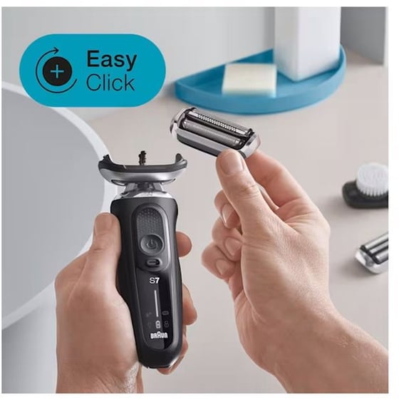BRAUN 71-N1000s SERIES 7 Ξυριστική Μηχανή Επαναφορτιζόμενη Μαύρο image 5