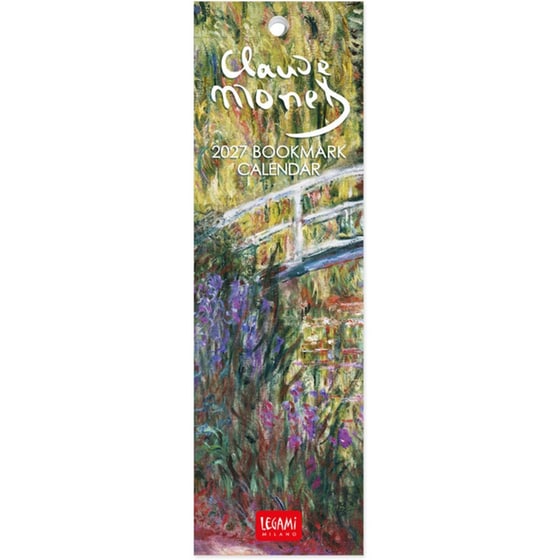 Ημερολόγιο/Σελιδοδείκτης Μηνιαίο 2027 Legami 12M Monet 5.5 x 18 cm image 0