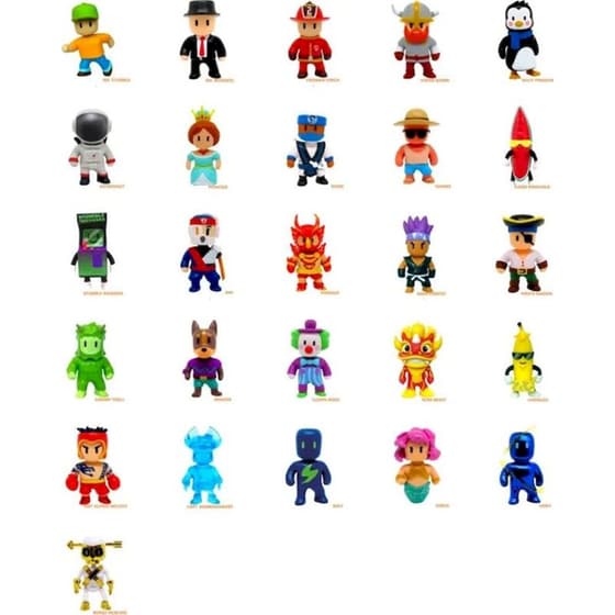 Stumble Guys Series 3 3D Mini Φιγούρες 5 Τμχ - Τυχαία Επιλογή (106-606) image 1