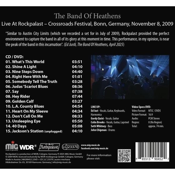 Live At Rockpalast 2009 image 1
