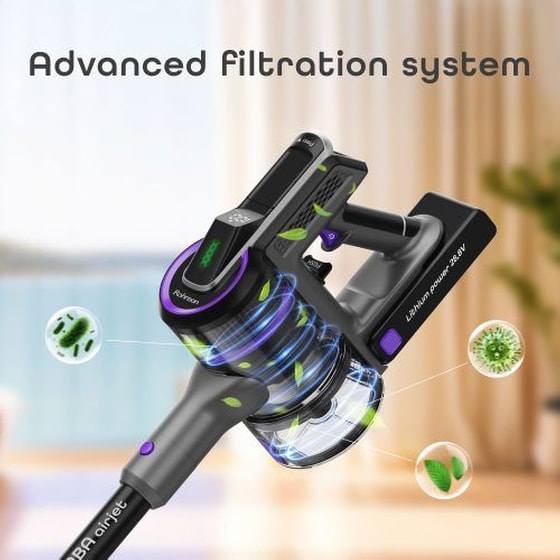 ROHNSON MAMBA M26 28.8 V 0.8 L Γκρι/Μαύρο Σκούπα Stick image 6