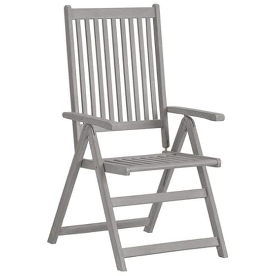 Vidaxl Καρέκλες Κήπου Ανακλινόμενες 2 Τεμ. Ξύλο Ακακίας Με Μαξιλάρια image 3