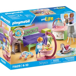 PLAYMOBIL® Μοντέρνο Υπνοδωμάτιο με Κούνια (71609)