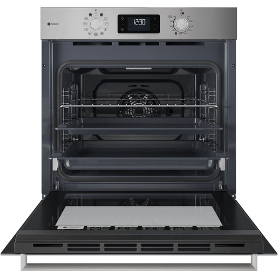 INDESIT IO K58HSU1 X 71 Lt Inox Εντοιχιζόμενος Φούρνος Άνω Πάγκου image 1