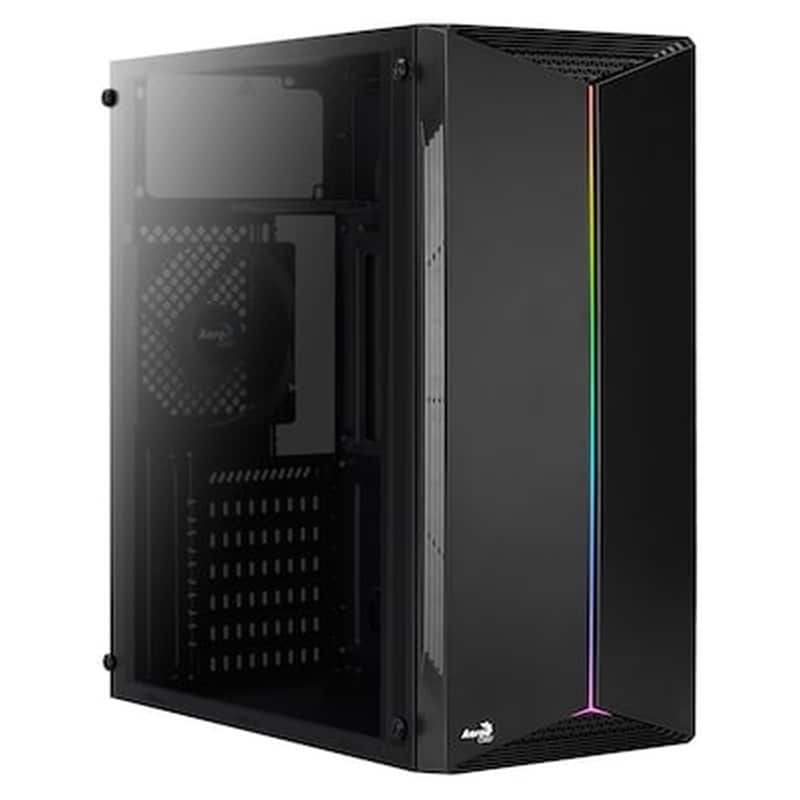 AEROCOOL Κουτί Desktop Aerocool Split Midi-Tower - Μαύρο