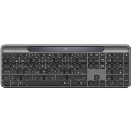 Logitech Signature Slim Solar+ K980 Ασύρματο Bluetooth Πληκτρολόγιο - Graphite image 0