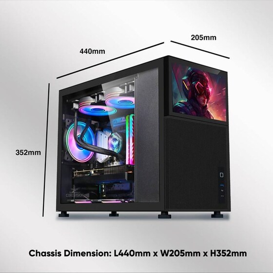 Κουτί Desktop Armaggeddon Tessaraxx Corevision  - Μαύρο image 11