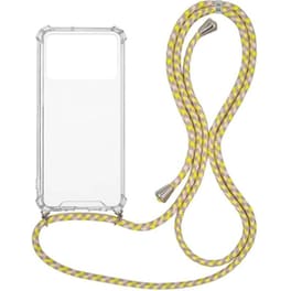 Θήκη Xiaomi Poco X4 Pro 5G - Sonique Armor Clear Με Κορδόνι - Κίτρινο
