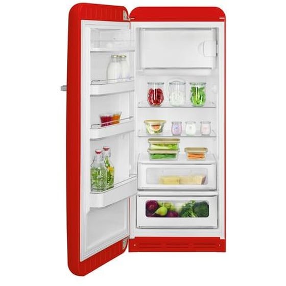 SMEG FAB28LRD6 270 Lt Κόκκινο Ψυγείο Μονόπορτο image 2
