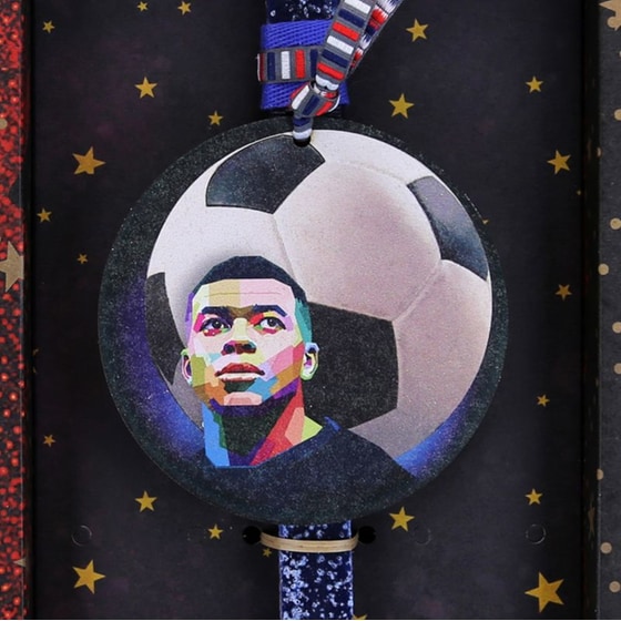 Λαμπάδα Synchronia Μπάλα Ποδοσφαίρου Κιλιάν Εμπαπέ - Μπλε image 2