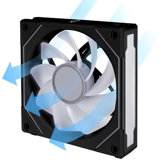 Case Fan Lian Li Uni Fan SL Infinity Reverse Blade 120mm ARGB - Μαύρο (UF-RSLIN120-1B) image 4