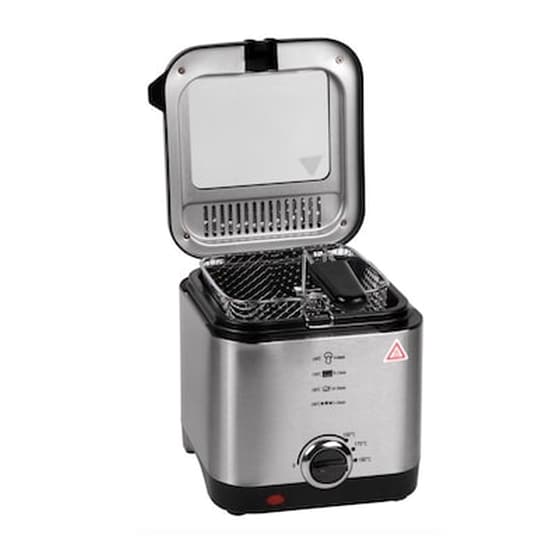 Φριτέζα Λαδιού GEM BN3311 με Αποσπώμενο Κάδο 900 W 1.5 L Ασημί image 2