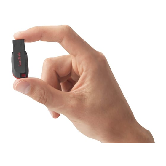 USB stick SanDisk Cruzer Blade 128GB 2.0 Μαύρο image 2