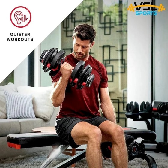 Αλτήρας VSL Sports VSL140067 Ρυθμιζόμενος με Δίσκους 2 - 24kg & Βάση image 14