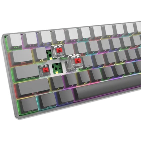 WhiteShark GK-007711 Ενσύρματο Gaming Πληκτρολόγιο - Γκρι image 4