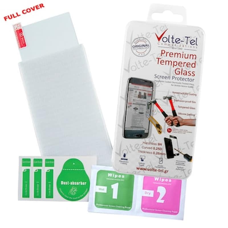 Προστατευτικό οθόνης Alcatel Pixi 4 - Volte-tel Tempered Glass 9H 0.3mm 2.5D Full Glue