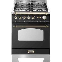 LOFRA RNM66GVGT/CiGOLD 62 Lt Μαύρο Κουζίνα Αερίου