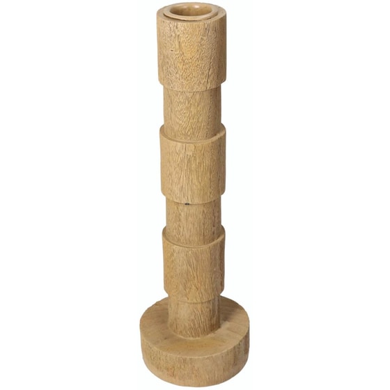 Κηροπήγιο ArteLibre Polyresin 7x23 cm - Καφέ Ανοιχτό image 0
