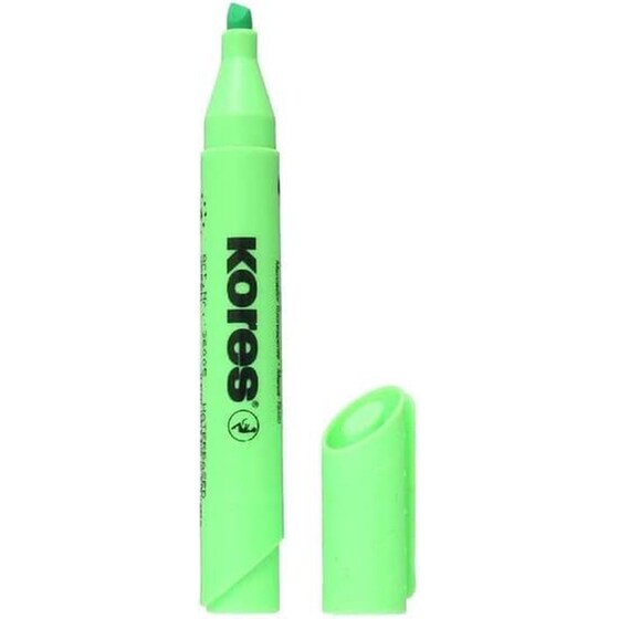 Μαρκαδόρος Υπογράμμισης Kores Neon 3-5mm Πράσινο image 5