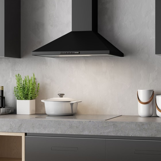 FABER 320.0557.543  VALUE PB BK A60 Απορροφητήρας Καμινάδα - Τζάκι 60 cm - Μαύρο image 2