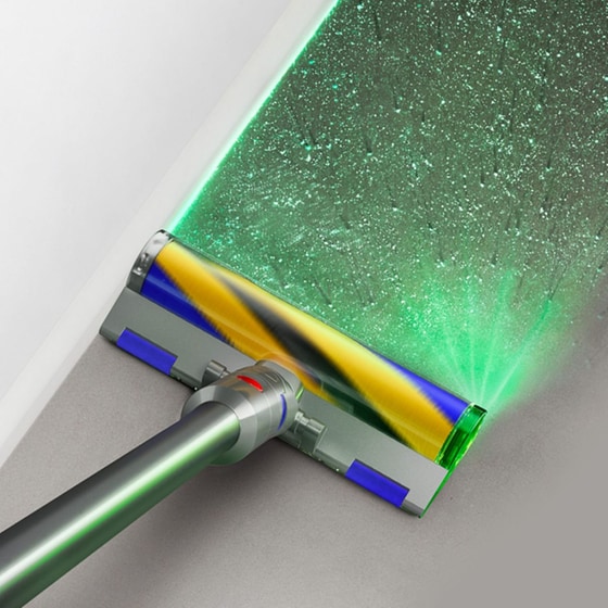 DYSON V15 Detect Absolute 25.2 V 0.76 L Gold/Iron/Gold Σκούπα Stick image 4