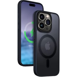 Θήκη Apple iPhone 15 Pro Max - Crong Hybrid Frost Mag Cover - Navy