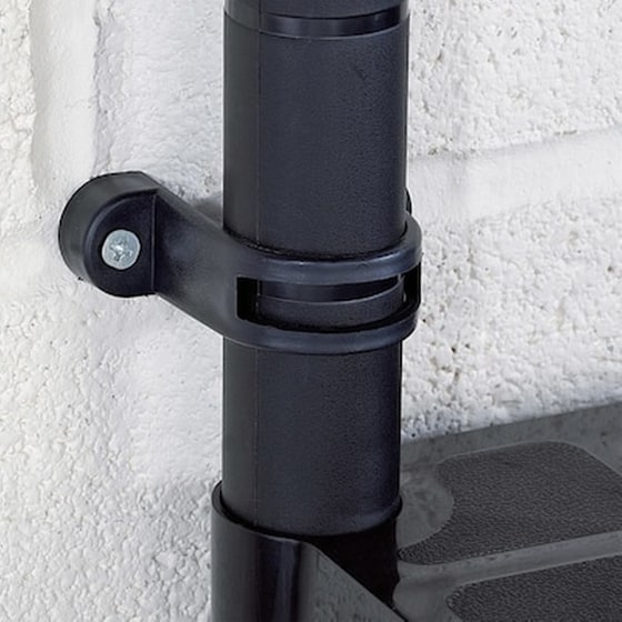 Vidaxl Ραφιέρα Αποθήκευσης 4 Επιπέδων Μαύρη 61x30,5x130 Εκ. Πλαστική image 4