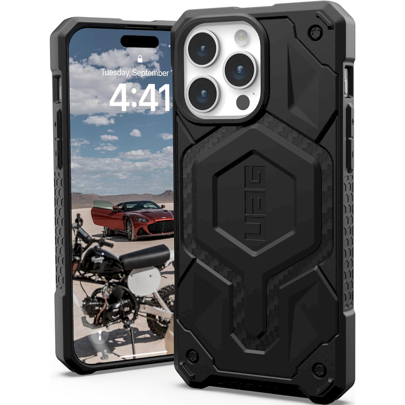 Θήκη Apple iPhone 15 Pro Max - UAG Monarch Pro Magsafe - Carbon Fiber