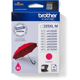 Brother LC-225XLM Ματζέντα Μελάνι Εκτυπωτή LC-225XLM