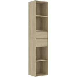 Βιβλιοθήκη VidaXL από Μοριοσανίδα 36x30x171 cm - Mπεζ
