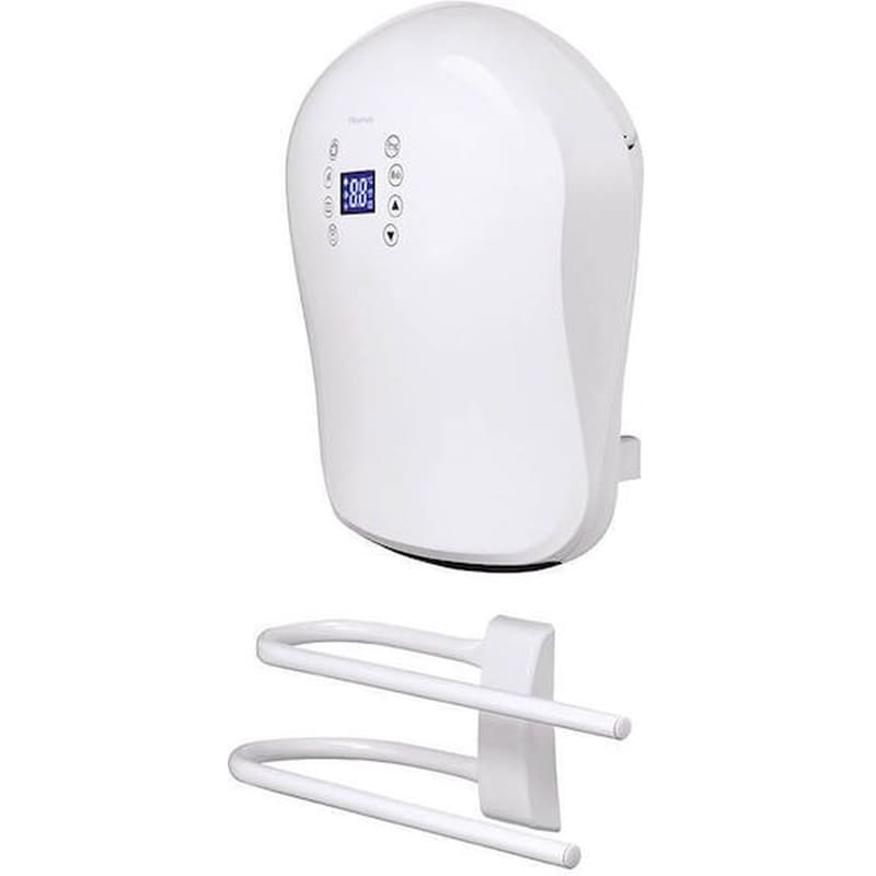 HOMA HOMA HBH-7722T Αερόθερμο Μπάνιου Δαπέδου 2000w Με Βάση Πετσέτας Λευκό