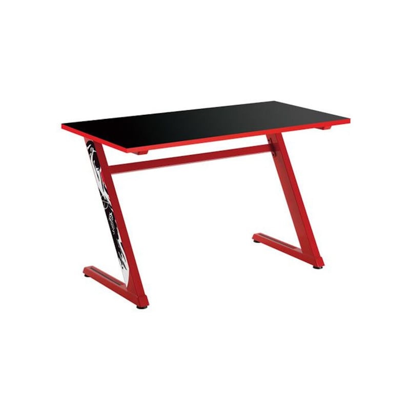 White Shark Gaming Z-Shaped Gaming Desk - Μαύρο/Κόκκινο