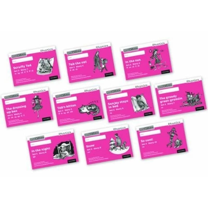 Read Write Inc. Phonics: Pink Set 3 Core Black White Storybooks (Mixed Pack of 10)