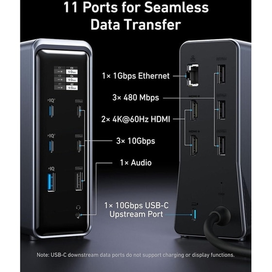Anker Prime Charging Docking Station (14-in-1, Dual Display, 160W) image 5