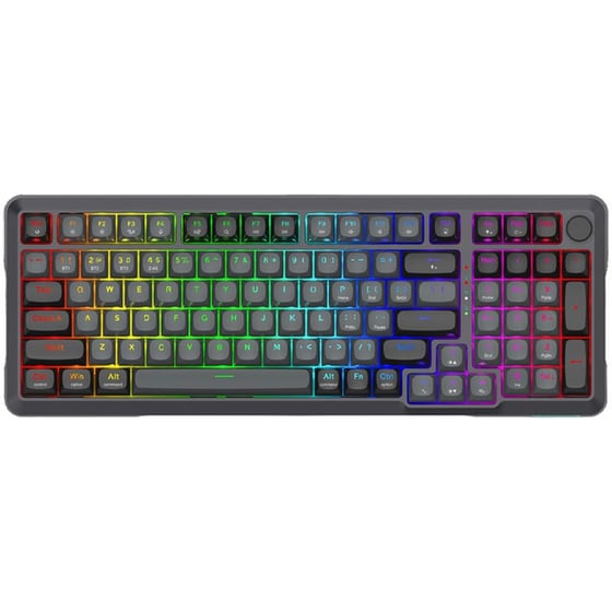 Redragon K688GB Gaming Μηχανικό Ασύρματο Bluetooth Πληκτρολόγιο RGB Μαύρο (US) image 0