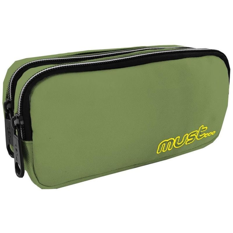 Κασετίνα Βαρελάκι Must Monochrome Plus Rpet Λαδί