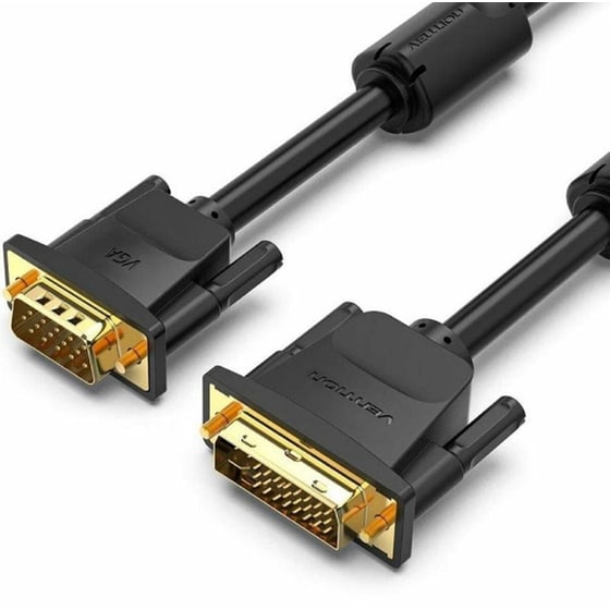 Καλώδιο Vention EACBH DVI σε VGA 2m - Μαύρο image 0