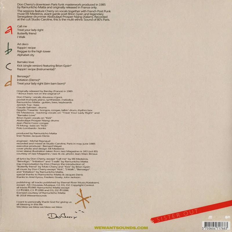 Home Boy, Sister Out