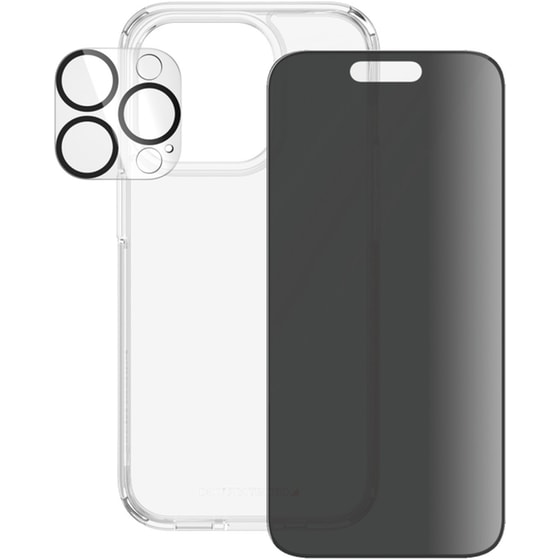 Θήκη & Προστασία Οθόνης / Καμερών Apple iPhone 15 Pro - PanzerGlass Privacy Bundle Hardcase with D30 - Διάφανο image 3