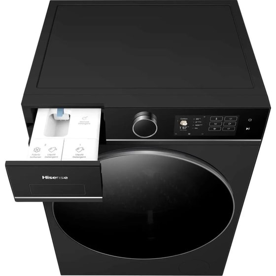 HISENSE WF5I1045BBQ 10.5 kg 1.400 Στροφές Μαύρο Πλυντήριο Ρούχων image 13