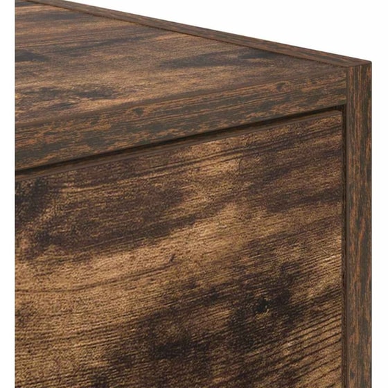 Έπιπλο Τηλεόρασης VidaXL 100 x 31 x 25,5 cm - Καπνιστή Δρυς image 8