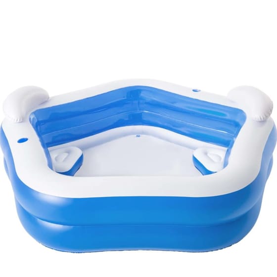 Φουσκωτή Οικογενειακή Πισίνα Bestway Family Fun Lounge 575 Lt - Μπλε image 0