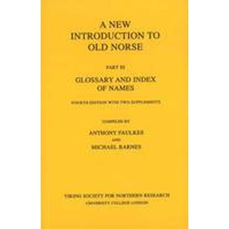 New Introduction to Old Norse