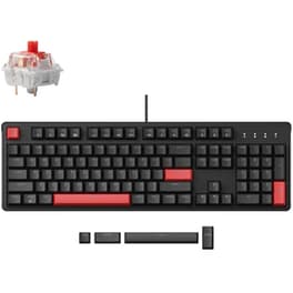 Keychron X3-A1 Gaming Ενσύρματο Πληκτρολόγιο με Keychron Red διακόπτες και Φωτιζόμενα πλήκτρα (US)