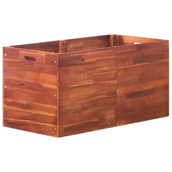 Vidaxl Ζαρντινιέρα Υπερυψωμένη 100 X 50 X 50 Εκ. Από Ξύλο Ακακίας image 1