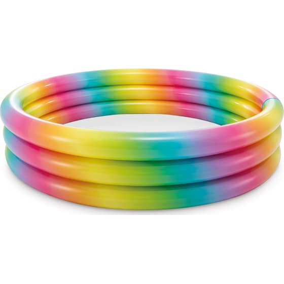 Φουσκωτή Παιδική Πισίνα Intex Rainbow Ombre 581Lt - Πολύχρωμη image 0